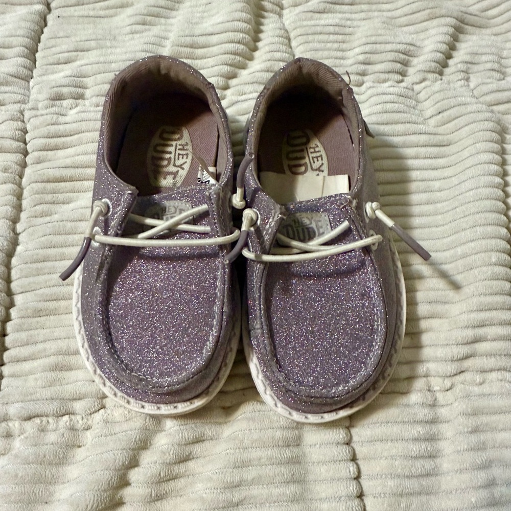Hey Dude Purple Moccasin Shoes